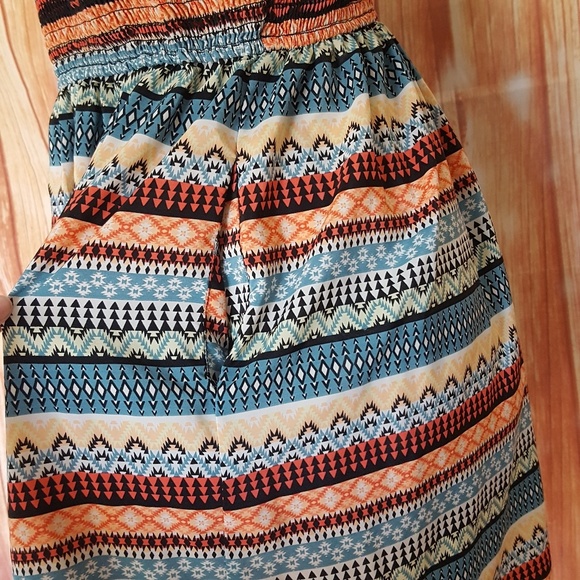 XHILARATION Women's Multi-Color Geometric Stretchy - Picture 4 of 5