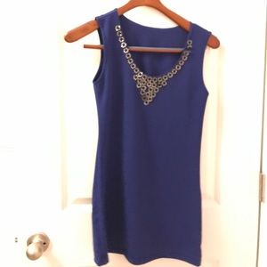 Blue dress one piece dress