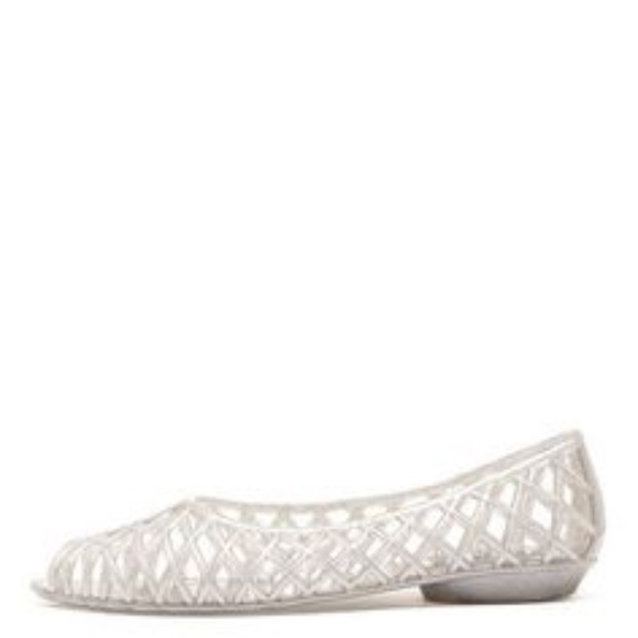 transparent jelly shoes
