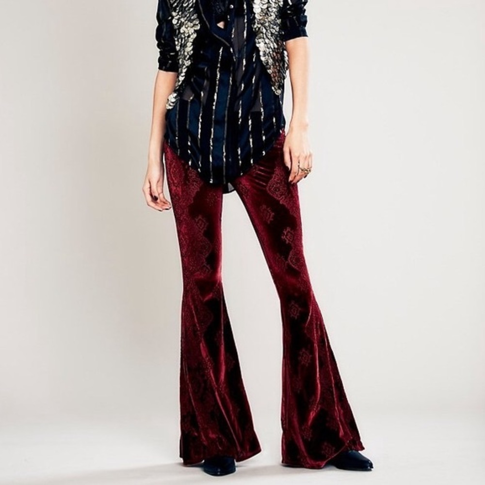 Free People Burnt Velvet Bells