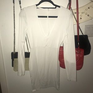 Tight tube long sleeved dress