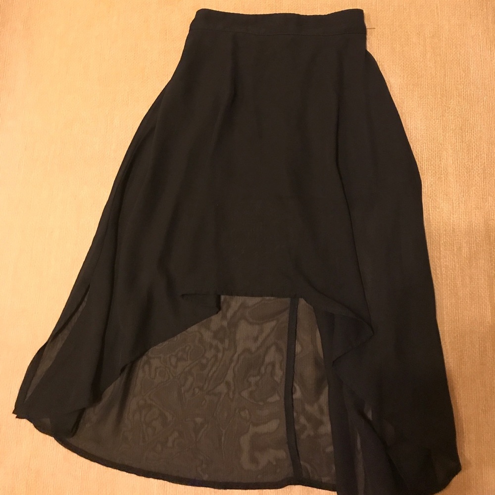 D-SIGNED BY DISNEY HI-LOW SKIRT, SHEER OVERLAY
