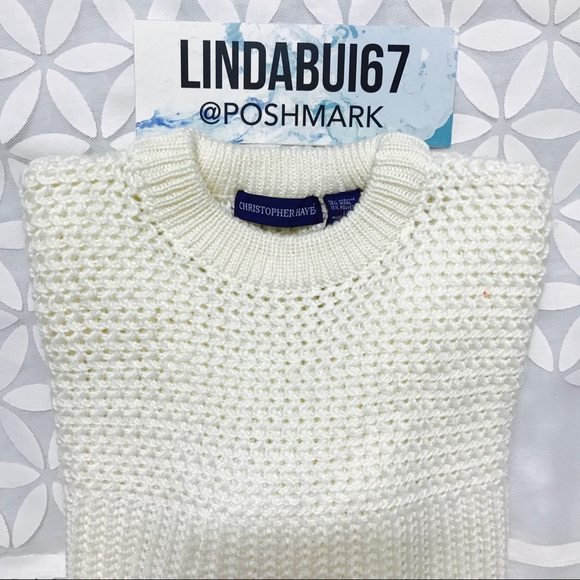 (L) Christopher Hayes Chunky Sweater - Picture 3 of 6