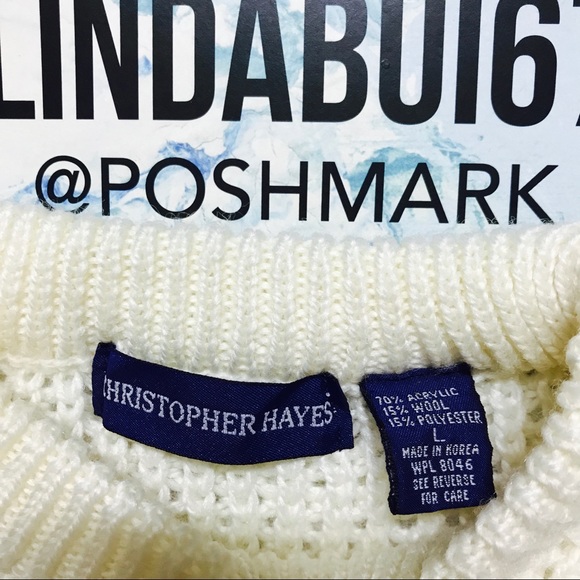 (L) Christopher Hayes Chunky Sweater - Picture 5 of 6