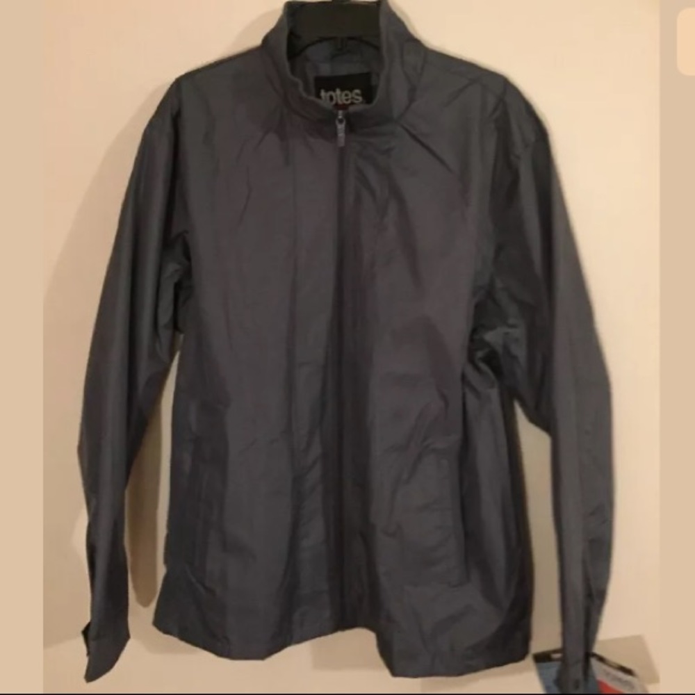 New Women's L Gray Totes Zip Up Jacket