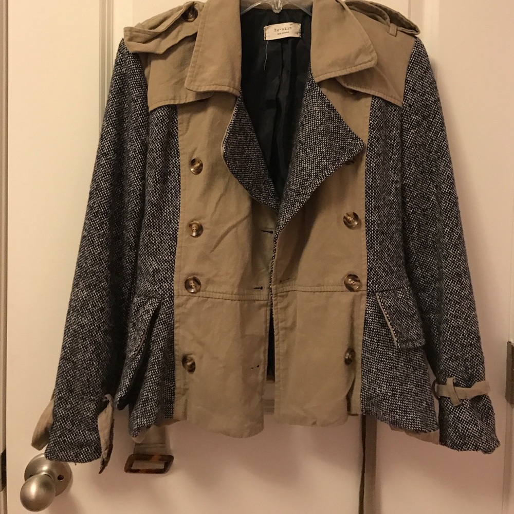 Perfect two tone fall jacket - Picture 2 of 3