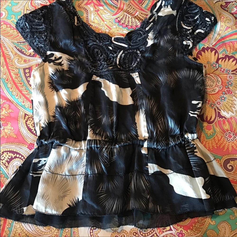 Leifsdottir 100% silk top. Excellent condition.