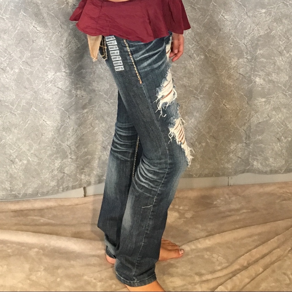 NWT Machine Ripped Skinny Jeans 26