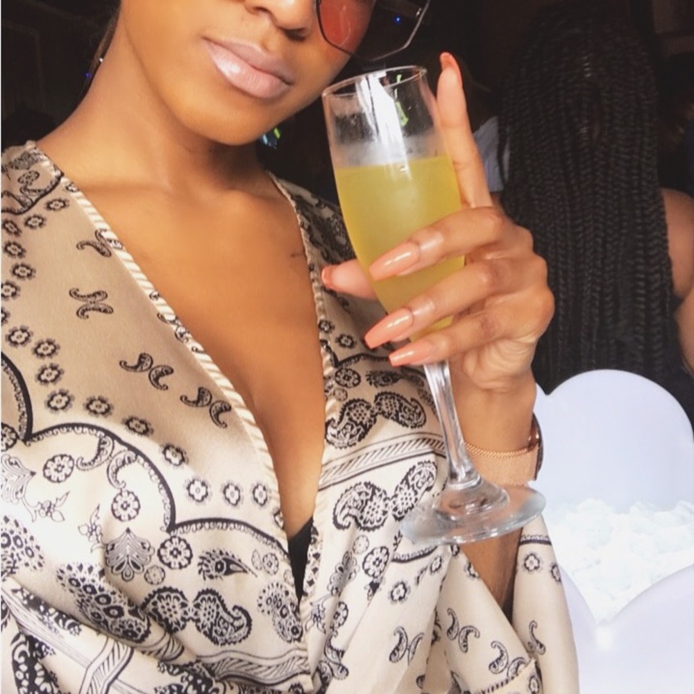 Silk Kimono Style Print Dress
