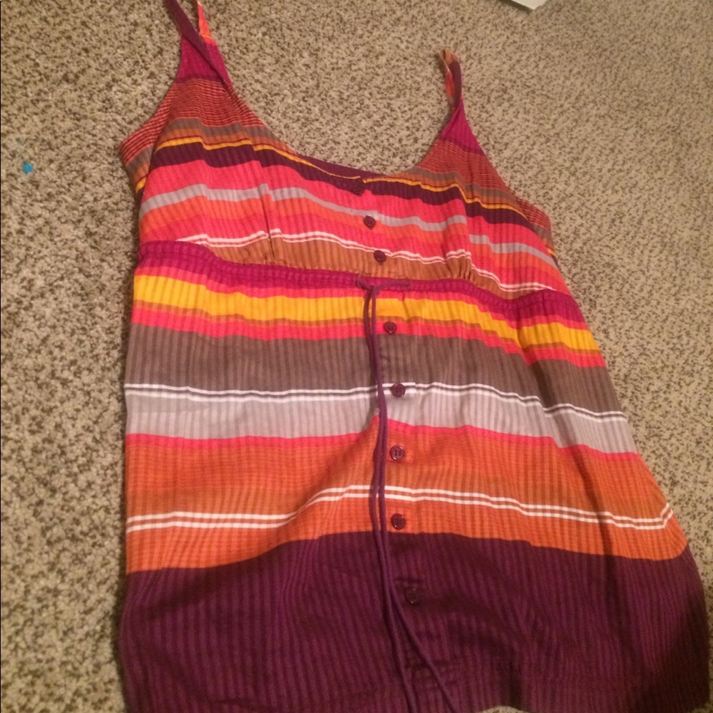 Bright striped blouse