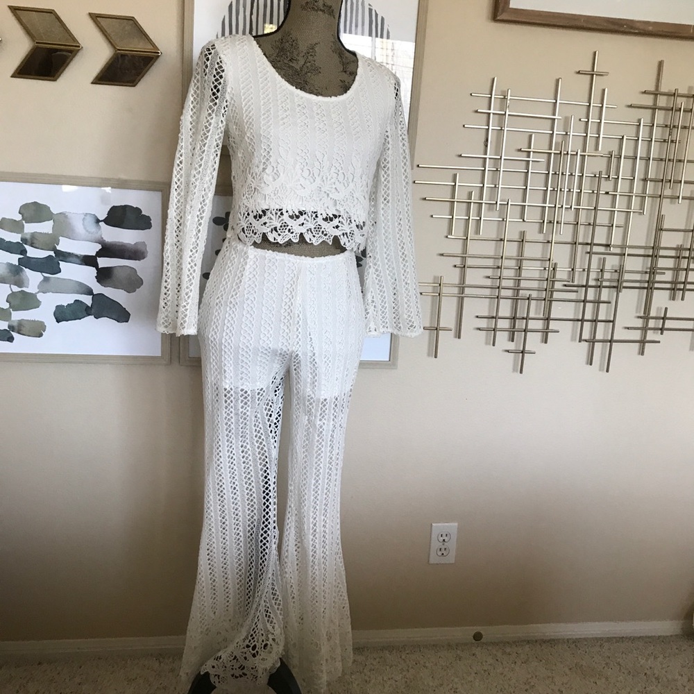 L’atiste Crochet Top and flare pants