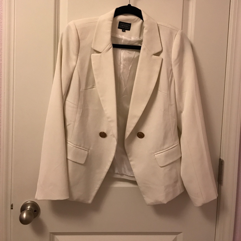 White blazer