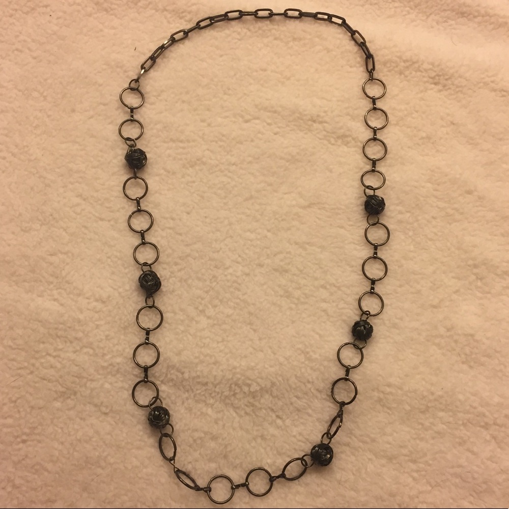 💕 2 necklaces for $7! Ball & chain necklace