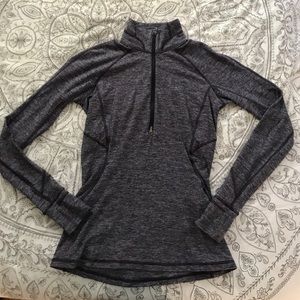 Lululemon heathered purple athletic half-zip