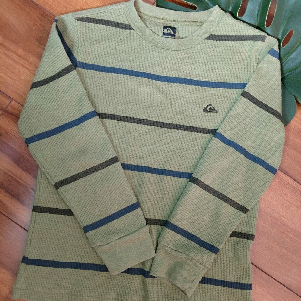 Boys Quiksilver Long Sleeve Thermal Top Sz 5