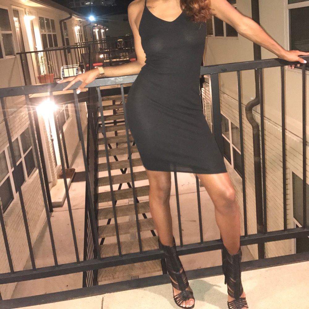 BCBG Ribbed Tank Dress - Picture 2 of 2