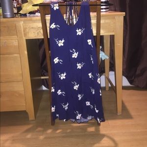 American eagle navy floral dress