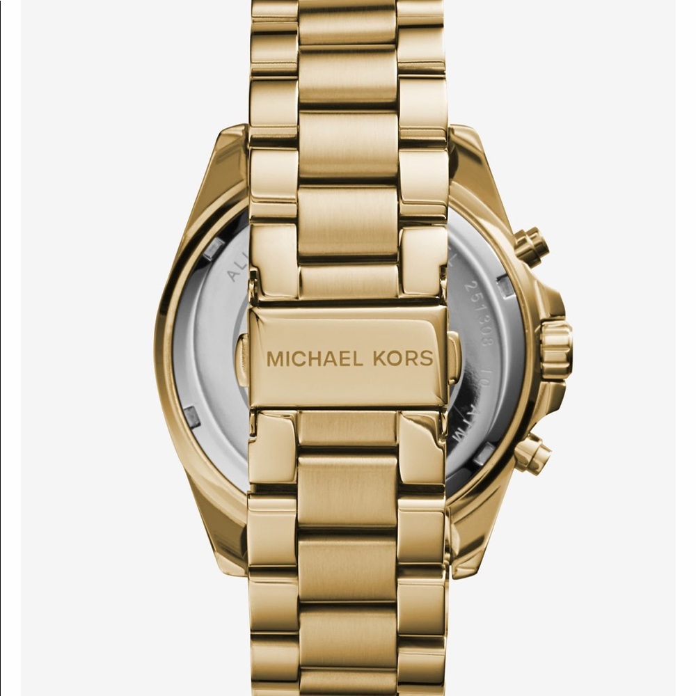 Michael Kors Bradshaw Gold-Tone Men's Watch(16 cm) - Picture 8 of 8