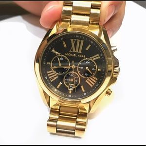 Michael Kors Bradshaw Gold-Tone Men's Watch(16 cm)