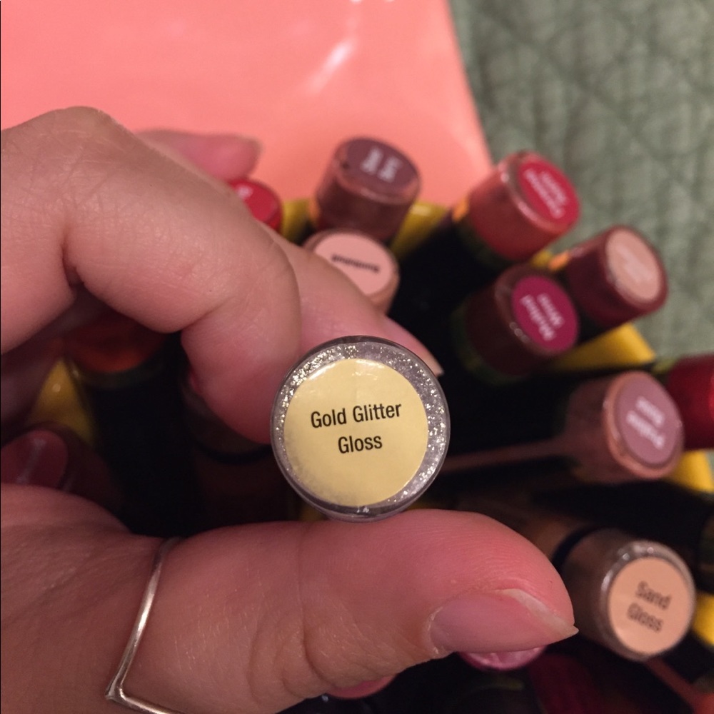 Gold Glitter Gloss Lipsense