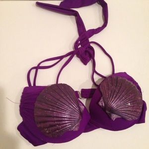 Purple seashell top. Halloween costume