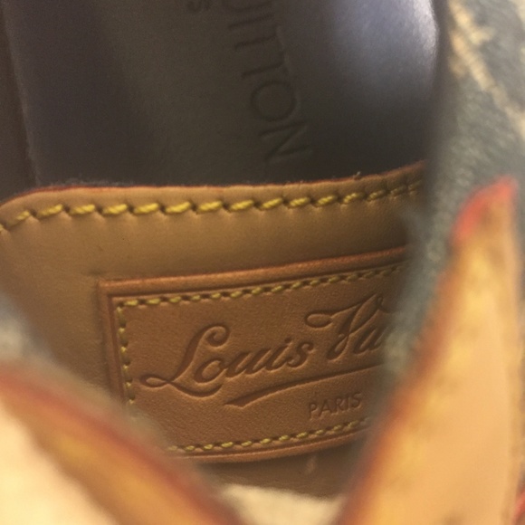 Louis Vuitton Denim Monogram Sneakers Barely worn - Picture 3 of 8