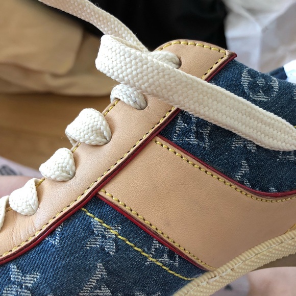 Louis Vuitton Denim Monogram Sneakers Barely worn - Picture 8 of 8