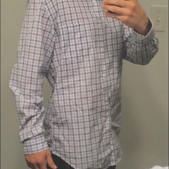 J. CREW "Lavender Multi Gingham Check Sport Shirt" - Picture 4 of 5