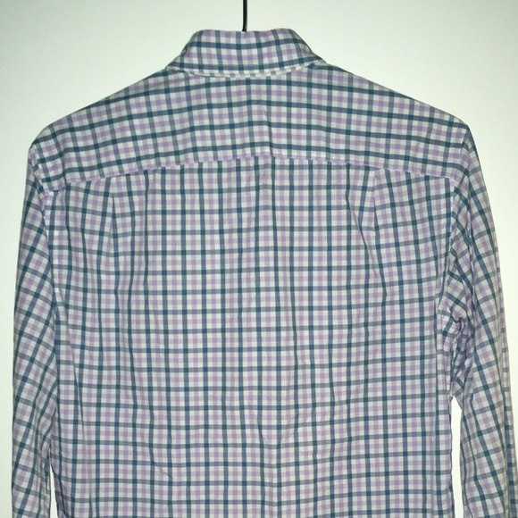 J. CREW "Lavender Multi Gingham Check Sport Shirt" - Picture 2 of 5