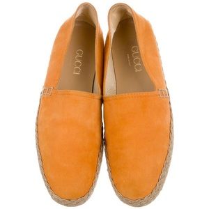 Gucci Suede Round Toe Espadrilles