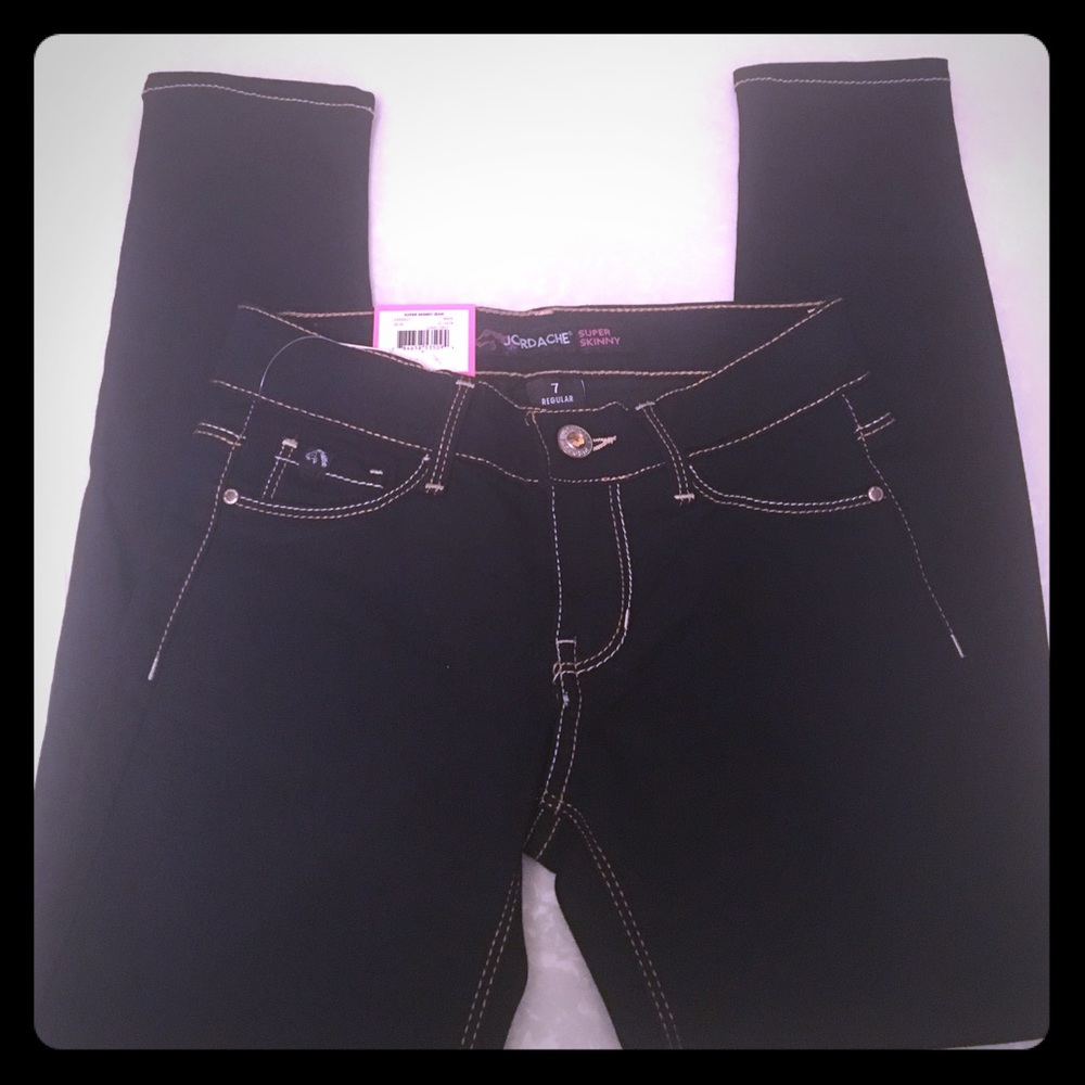 Girls super skinny jeans