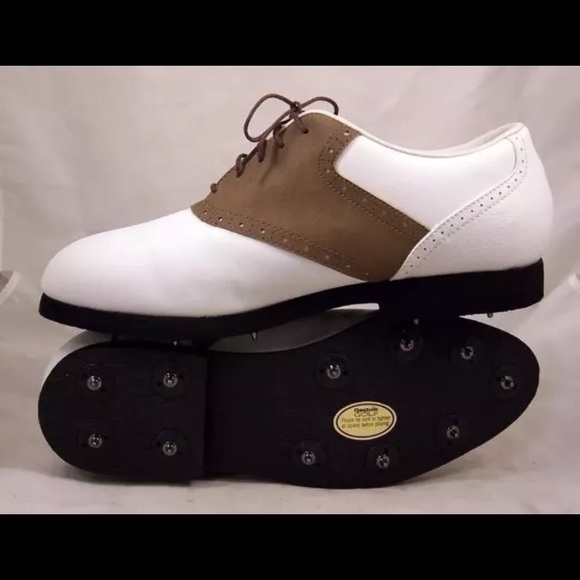 NWB Men's Reebok Monterey Plain Golf shoes size 8 - Picture 7 of 8