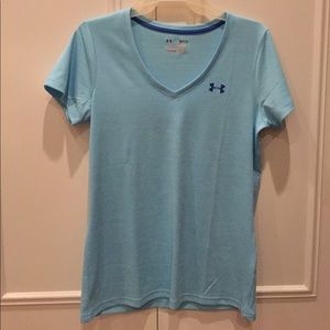 blue under armour shirt