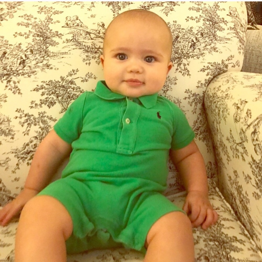 Baby Boy Ralph Lauren Romper
