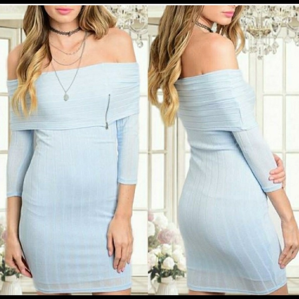 off shoulder dress