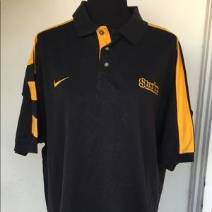 Vintage Nike Steelers Men's XL Polo Shirt