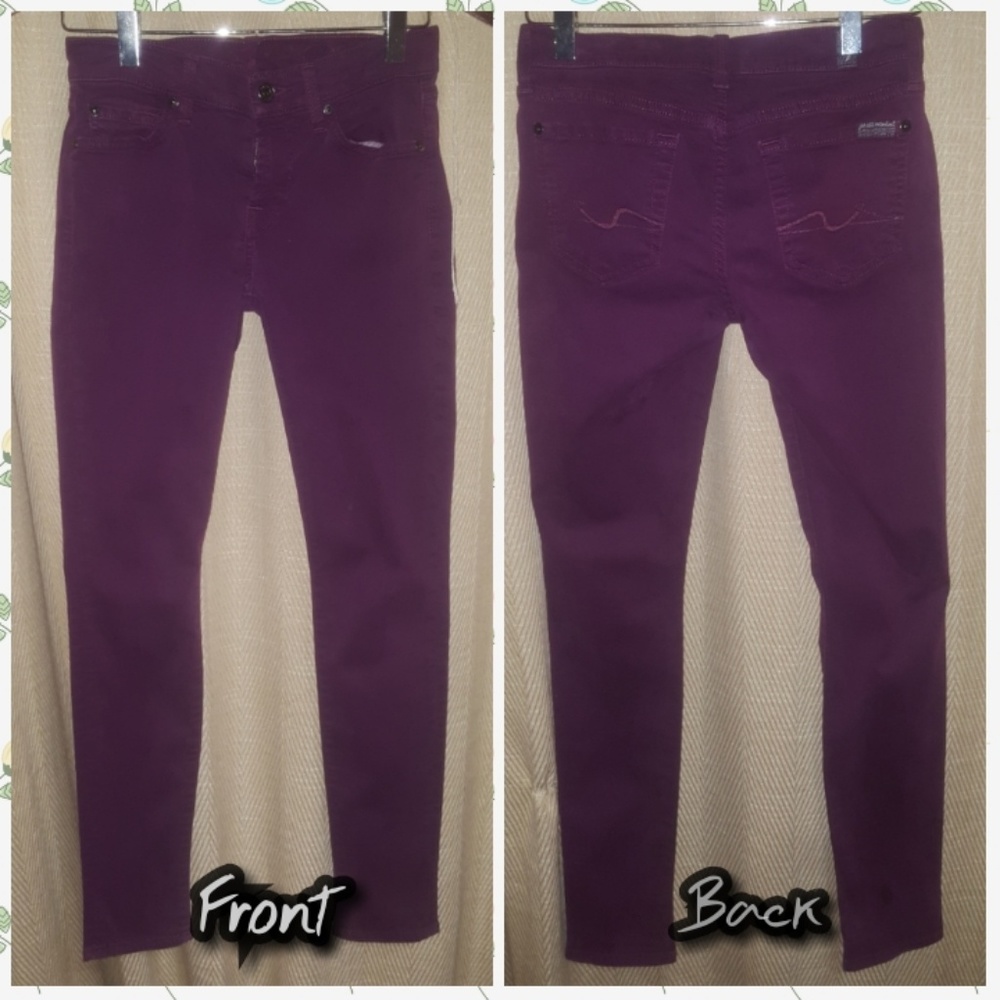 Maroon 7 for all man kind jeans