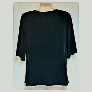 George Tops - Flowy Black Top Butterfly Sleeves Size 16/18 XL George Tops - Flowy Black Top Butterfly Sleeves Size 16/18 XL