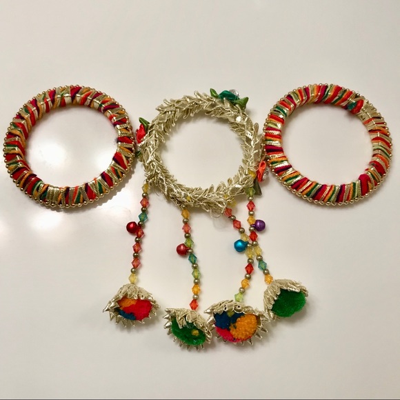 Beautiful Bollywood Style Bangle Set - Picture 4 of 7