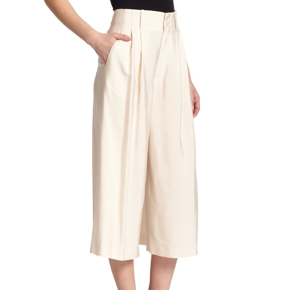 Alice + Olivia Ken Pleated gaucho Pants