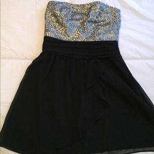Express strapless dress