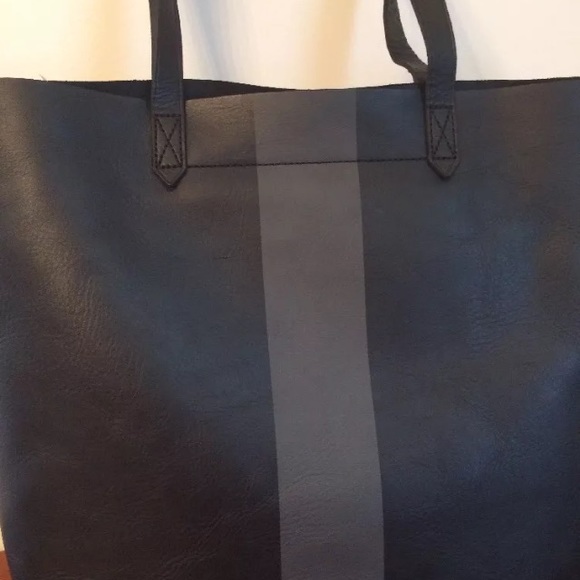 Madewell True Black Paintstripe Transport Bag - Picture 2 of 4