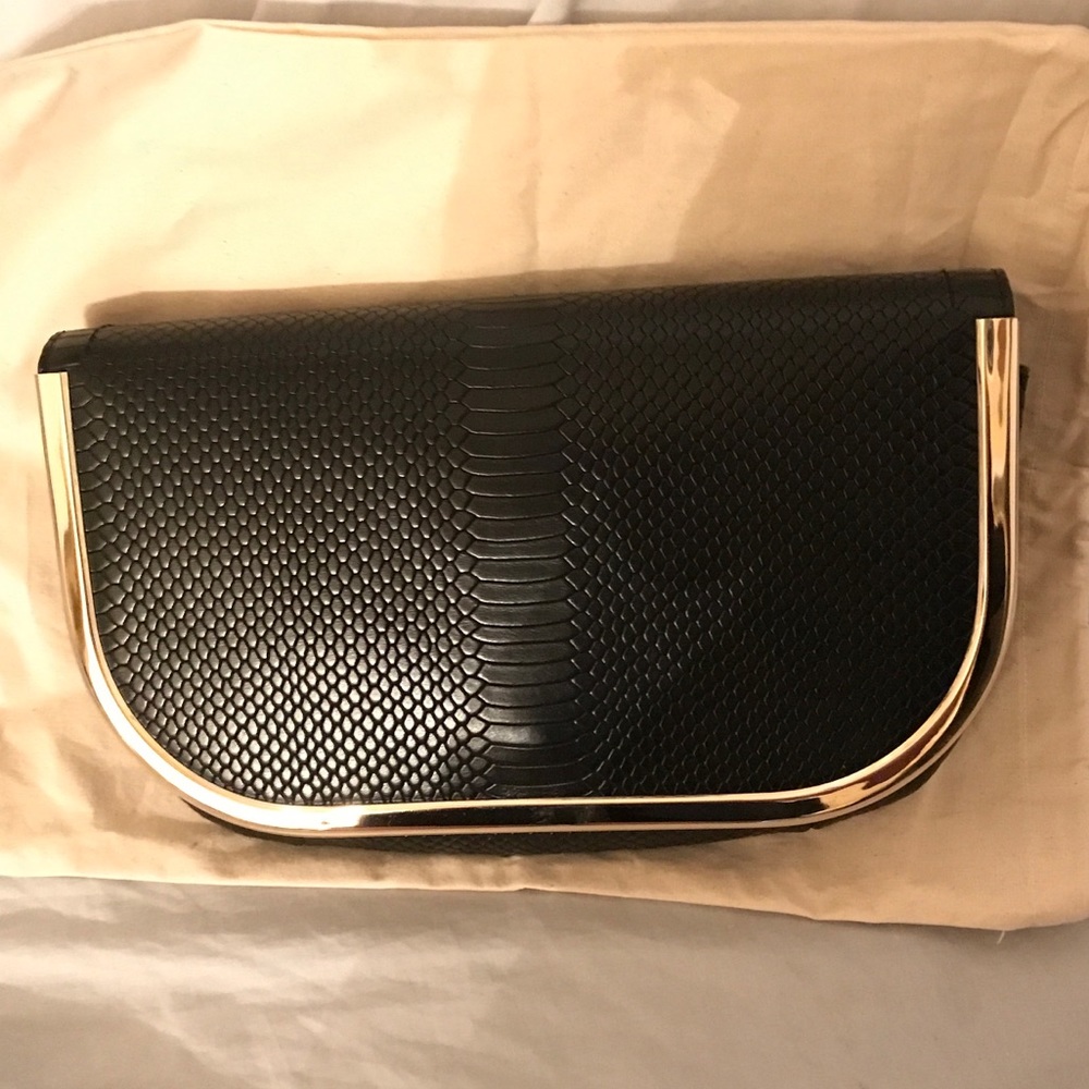 Leather clutch