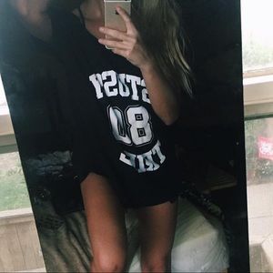 Study black lazy tank