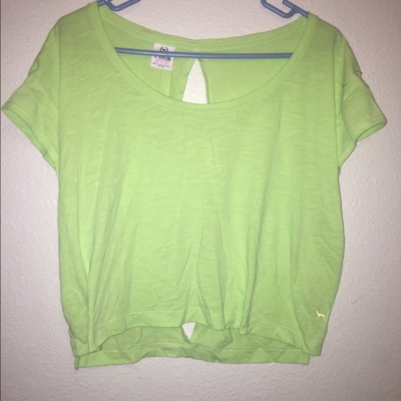 🔥NEW VS PINK XS Open Back Crop Top🔥 - Picture 1 of 3