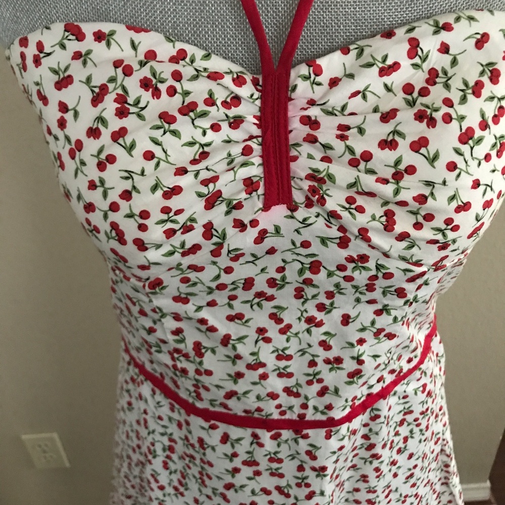 Cherry Print Sun Dress