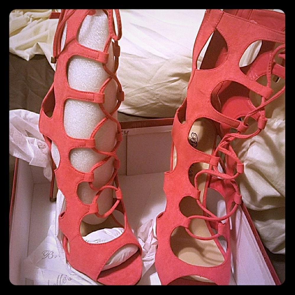 Brand new watermelon pink color sandals