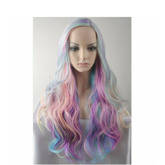 Rainbow Pastel Beauty Wig main image 4