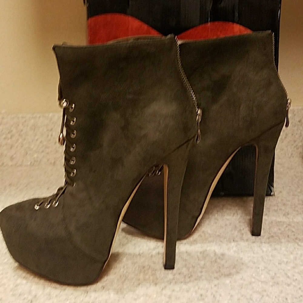 Lace up Platform boots