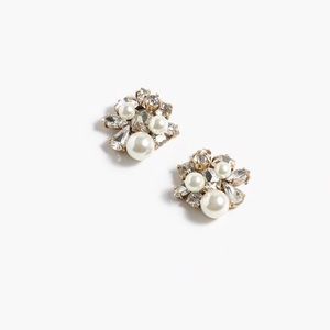 J. Crew pearl cluster earrings